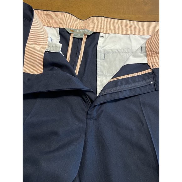 Fennec Men’s Golf Shorts Flat Front Navy Size 36‎ Excellent Condition 4 Pocket - Picture 8 of 8
